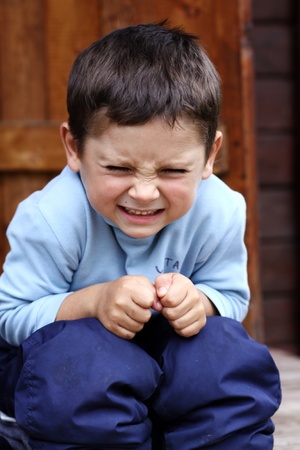 Portrait of the little boy の写真素材
