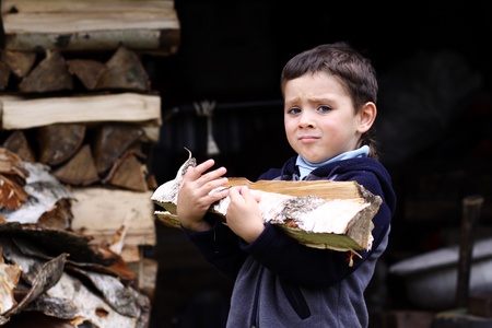 Portrait of the little boy の写真素材