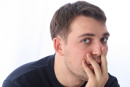 Portrait of a handsome man の写真素材