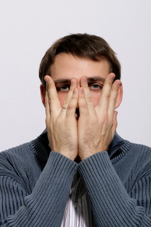 Portrait of a handsome man の写真素材