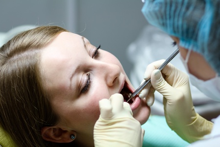 doctor during teeth Dental medical treatmentの写真素材