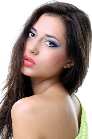 Glamour portrait of beautiful womanの写真素材