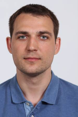 Closeup portrait of young man 