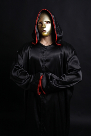 monk mystical maskの写真素材