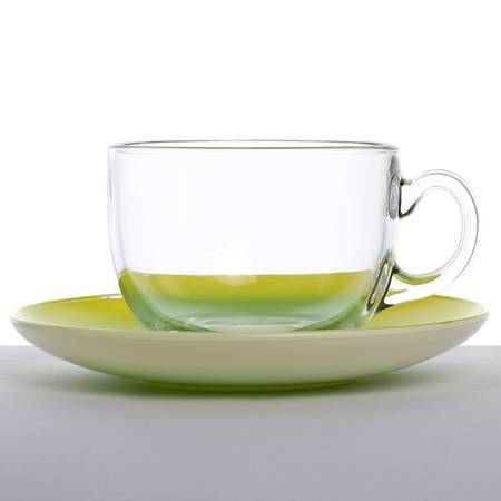 one white cupの写真素材