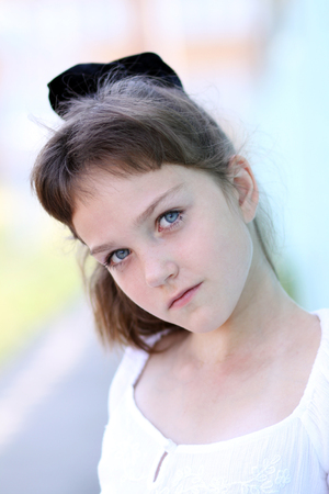 Beautiful little girlの写真素材