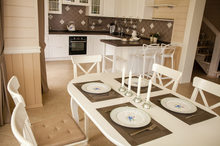 Luxury kitchenの写真素材