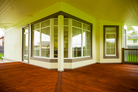 Porch of the elite houseの写真素材