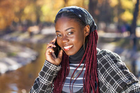 Close up portrait of a young beautiful womanの写真素材