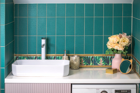 Interior Washbasin in the toilet