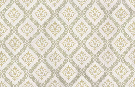 retro paper nostalgia design tapestry textured with flowered lily ornament decoration backdropの写真素材