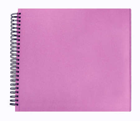 Front cover book recycled paper pages spiral bindingの写真素材