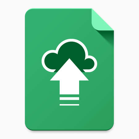 Download file user interface icon for cloud data storage service &amp; website &amp; application designのイラスト素材