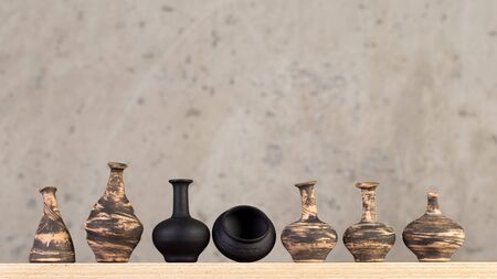 Decorative ceramic handmade decorations for the interior