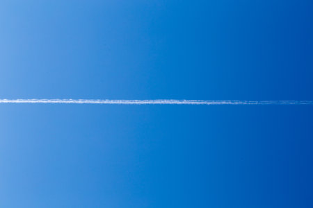 Blue clear sky for living and peaceful development