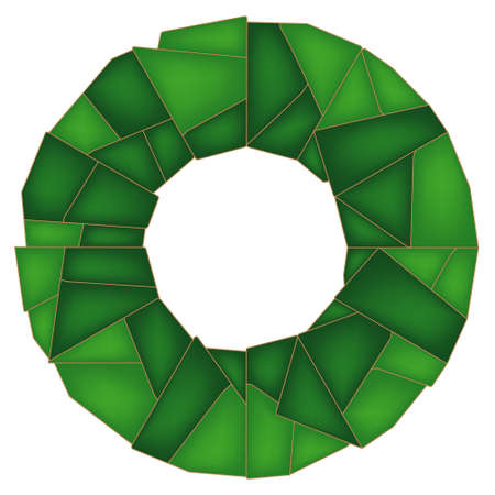 Christmas wreath for holiday decorations and decorationsのイラスト素材