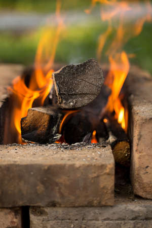 The fire of the hearth, comfort and warmth in the surest silence
