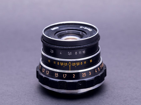 Old Soviet lenses for film cameras, high-quality glass