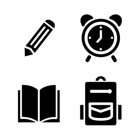 Set of education icons.のイラスト素材