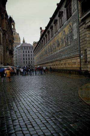 Sachsen Palace muralの写真素材