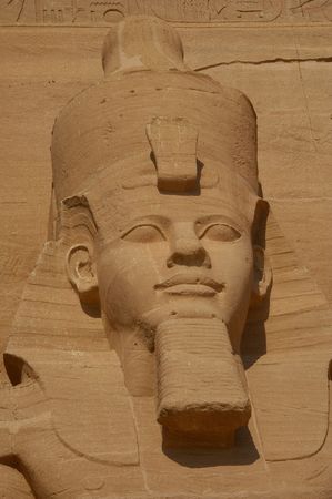 The great temple of ramses abu simbel egyptの写真素材