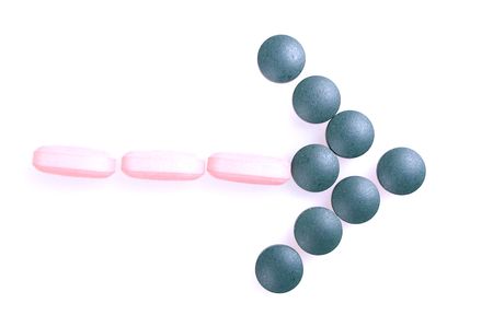 bowel laxative and urinary  tract medicine  の写真素材