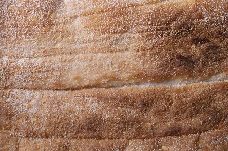 traditional turkish or Armenian lavash bread texture backgroundの写真素材