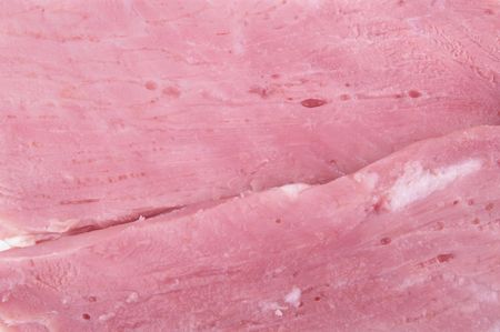 smoked leg christmas ham close up backgroundの写真素材