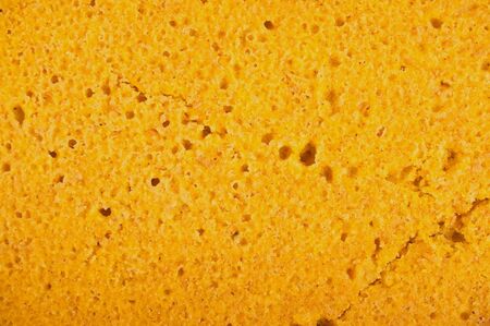 orange pumpkin soda bread background textureの写真素材