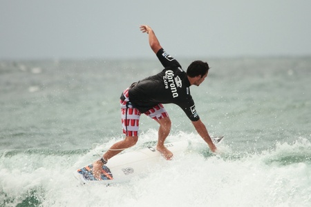 COOLANGATTA, AUSTRALIA - MAR 03 : Quicksilver  Pro ASP World Tour, Jodry Smith during expression...