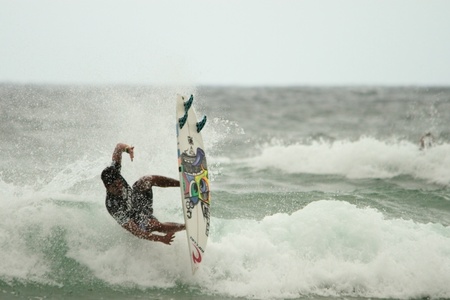 COOLANGATTA, AUSTRALIA - MAR 03 : Quicksilver  Pro ASP World Tour, Gabriel Medina during expression session March 03, 2012 in Coolangatta, Australia のeditorial素材
