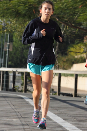 BRISBANE, AUSTRALIA - AUGUST 03 Unidentified competitor in Brisbane Marathon  August 03, 2014 in Brisbane, Australiaのeditorial素材