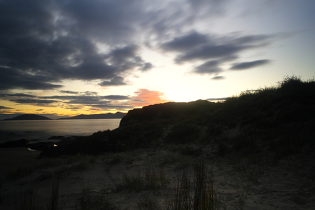 Swansea on Tasmanian east coast  part of the Freycinet trailの写真素材