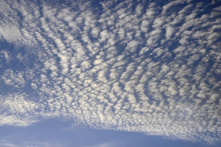 Sky, blue sky background with clouds.の写真素材