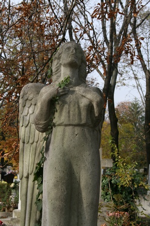 Cemetery of Budapestの写真素材