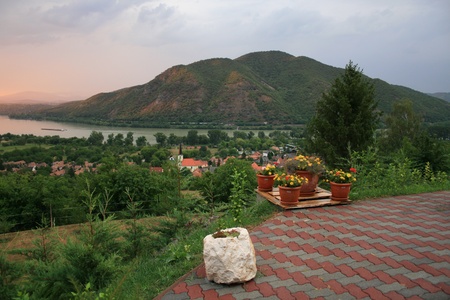 Sunset at Pilis Mountains - Hungaryの写真素材