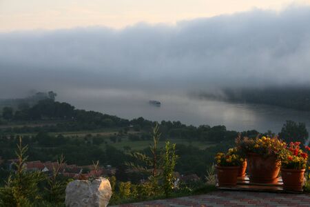 Sunrise at Pilis Mountains - Hungaryの写真素材