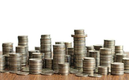 idea of materialism - city made of coins