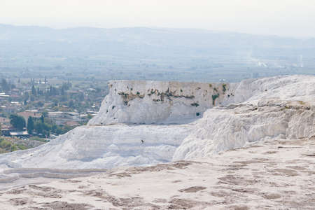 Turkey Attractions. Photo of Pamukkale Travertines with nobodyの写真素材