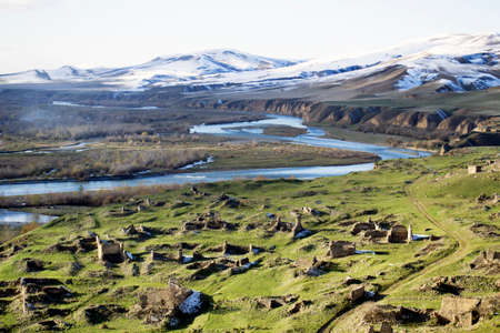 Travel. View from the hills of Uplistsikhe