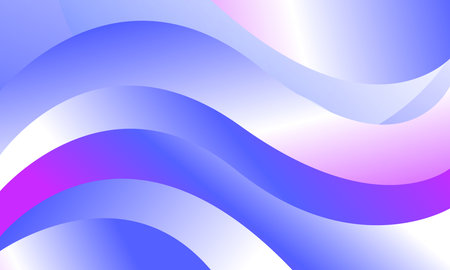 Modern curve abstract blue white purple composition background. Vector illustration designのイラスト素材