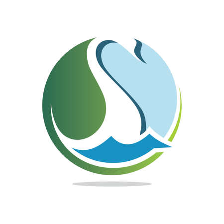 Nature Swanのイラスト素材