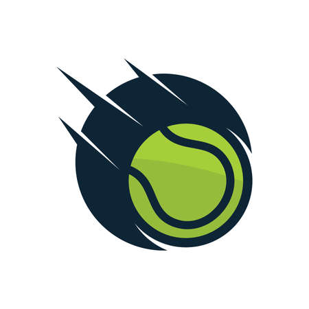 2D tennis ball designのイラスト素材