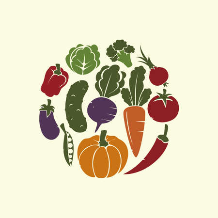 Vegetablesのイラスト素材