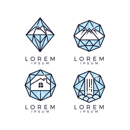 Diamond icon.のイラスト素材