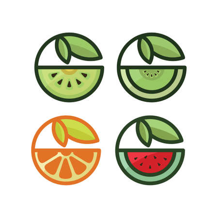 Healthy Fruit Illustration.のイラスト素材