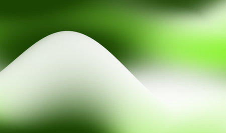 abstract green background with some smooth lines in it (see portfolio for more in this series)の写真素材