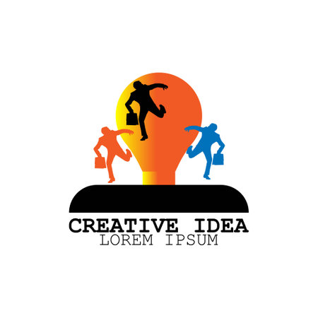 businessman logo design concept templateのイラスト素材