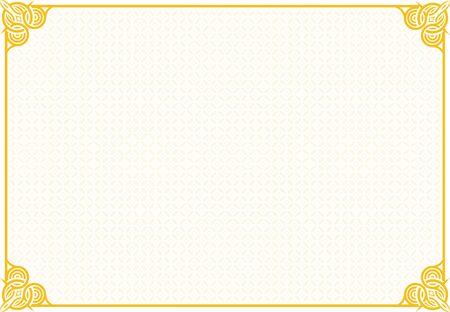 Blank certificate template.のイラスト素材