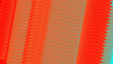 Abstract liquid wave pattern wrapped in blue stripes
